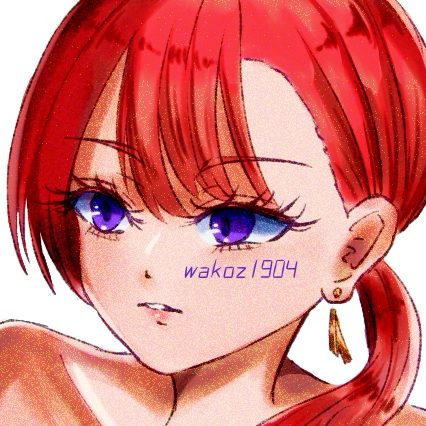 自分で描いたイラストのアイコン